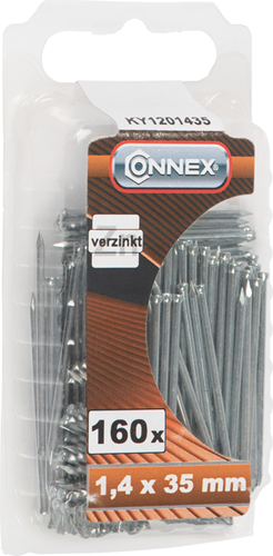 Afbeelding laden in galerijviewer, Connex plintnagel 1.4x35 160st vz - ky1201435