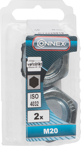 Afbeelding laden in galerijviewer, Connex zeskantmoer m20 2st vz - ky4220019