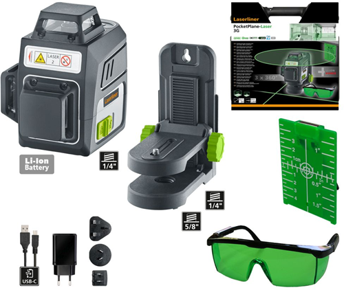 Load image into Gallery viewer, Laserliner pocketplane-laser 3g - 036.700a