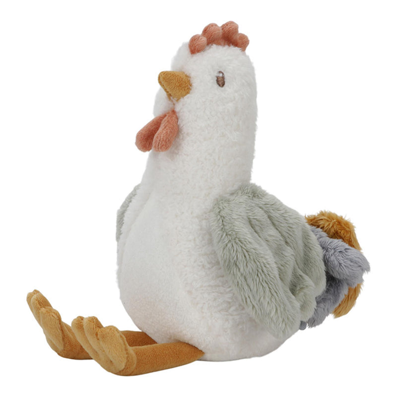 Afbeelding laden in galerijviewer, Little dutch tiamo knuffel kip 17cm little farm