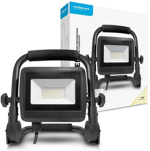 Afbeelding laden in galerijviewer, Enzo led bouwlamp 50w op statief 4000k ip65 - 5017592