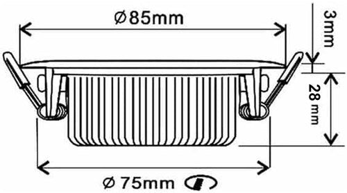 Afbeelding laden in galerijviewer, Enzo led inbouwspot 5w dimtowarm 85mm 36gr rond verstelbaar zwart - led4601