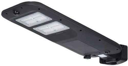 Afbeelding laden in galerijviewer, Enzo led solar straatlamp 14w 6000k zwart + schemerschakelaar - 5014122