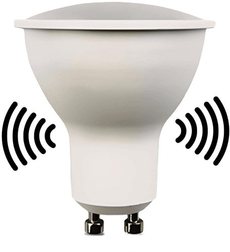 Afbeelding laden in galerijviewer, Enzo led spot gu10 230v 7-75w 120gr wit 2700k dimbaar sensor - led0690