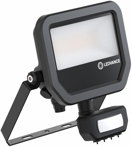 Load image into Gallery viewer, Enzo ledvance led bouwlamp 20w 4000k zwart + sensor - 5017561