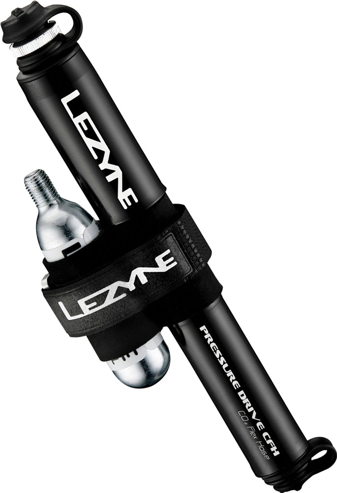 Load image into Gallery viewer, Lezyne cnc pressure drive cfh mini pump black - glossy