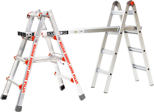 Afbeelding laden in galerijviewer, Little jumbo little giant | telescopische werkbrug | aluminium | 33 x 244-396 cm - 48414396