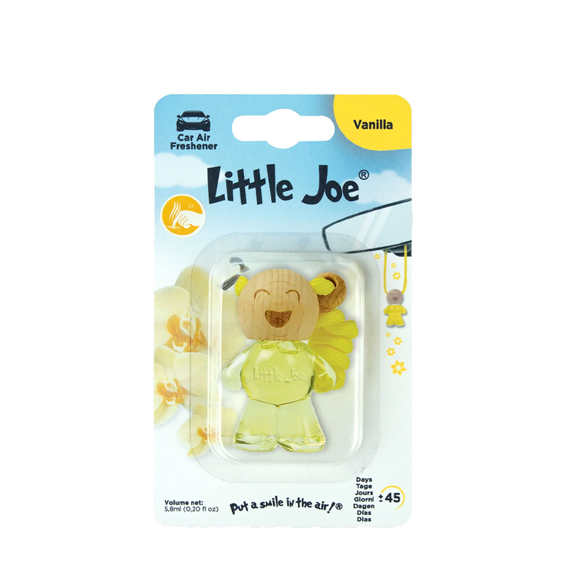 Afbeelding laden in galerijviewer, Little joe car air freshener glass bottle vanilla