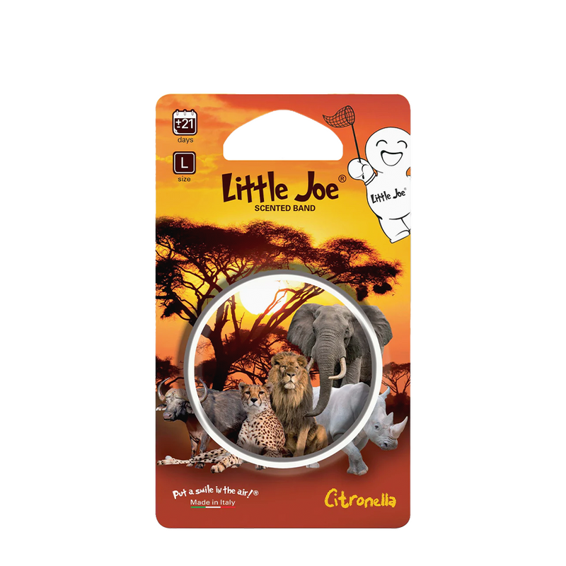 Afbeelding laden in galerijviewer, Little joe scented band citronella large wit
