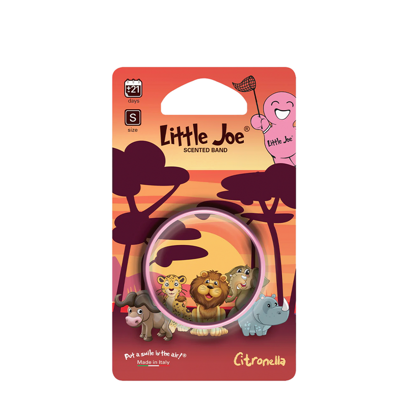 Afbeelding laden in galerijviewer, Little joe scented band citronella small roze