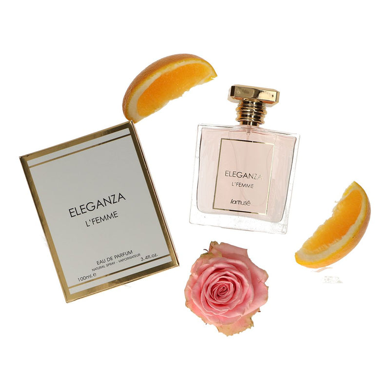 Load image into Gallery viewer, Lamusê by lattafa eau de parfum spray dames eleganza l'femme 100ml