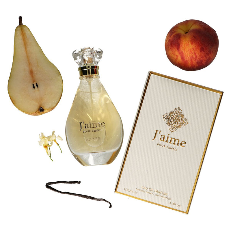 Load image into Gallery viewer, Lamusê by lattafa eau de parfum spray dames j' aime pour femme 100ml
