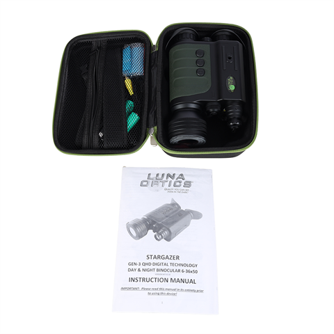 Load image into Gallery viewer, Luna Optics STARGAZER Digitale Binoculaire Nachtkijker 6-36x50
