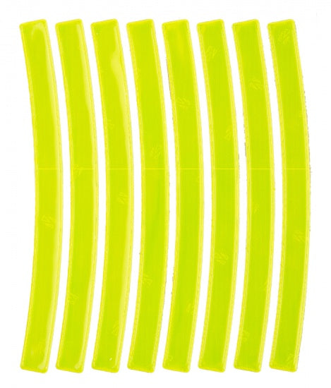 Load image into Gallery viewer, M-Wave Reflecterende Stickers Wit + Geel 16 Stuks