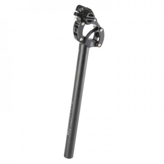 Load image into Gallery viewer, M-Wave Zadelpen verend parallelogram 27,2 x 350 mm aluminium zwart