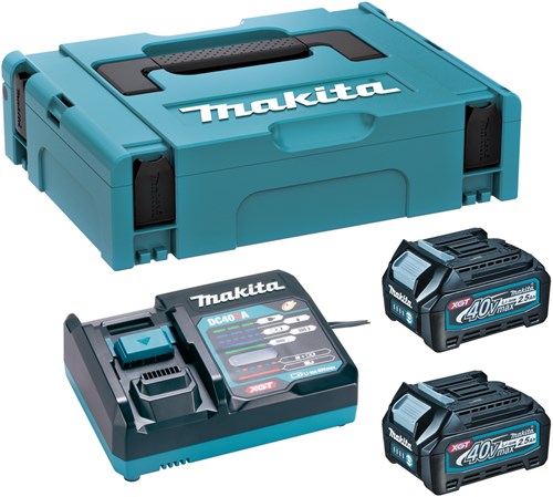 Load image into Gallery viewer, Makita 191j81-6 | startset xgt | dc40ra 2x 2.5ah bl4025 accu | xgt 40v | oplader dc40ra | mbox - 191j81-6