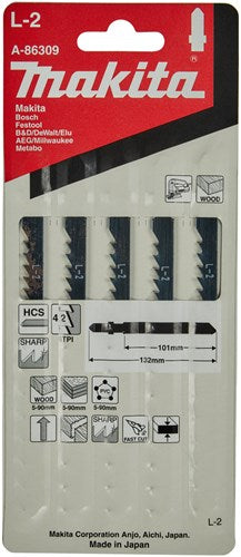 Load image into Gallery viewer, Makita accessoires decoupeerzaagblad l2 - t344d | 5 stuks - a-86309