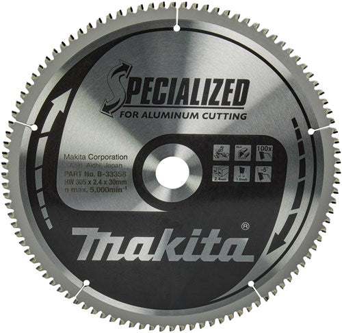 Load image into Gallery viewer, Makita accessoires afkortzaagblad | aluminium | 305x30x2,4 100t -5g - b-33358
