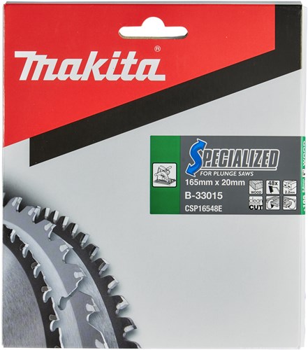 Load image into Gallery viewer, Makita accessoires cirkelzaagblad hout 165x20x2,2 48t 8g - b-33015