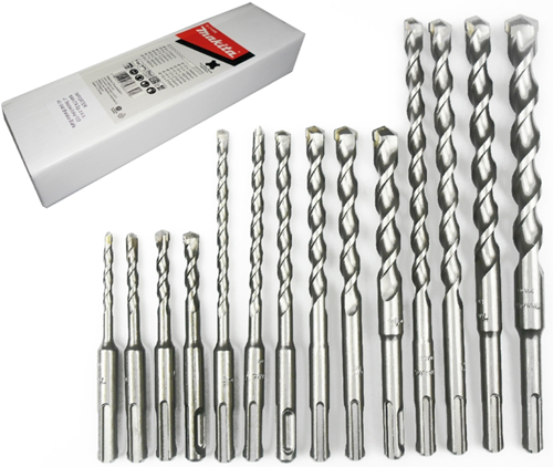 Load image into Gallery viewer, Makita accessoires d-71956 - sds-plus 14 delige sds-plus borenset - d-71956