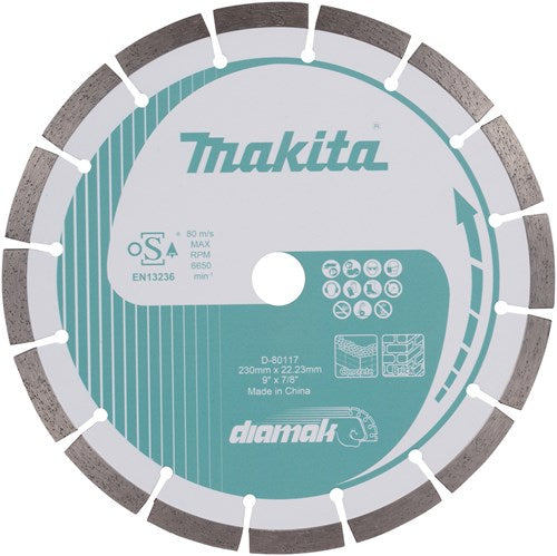 Load image into Gallery viewer, Makita accessoires makita d-80117 diamantschijf segment 230mm