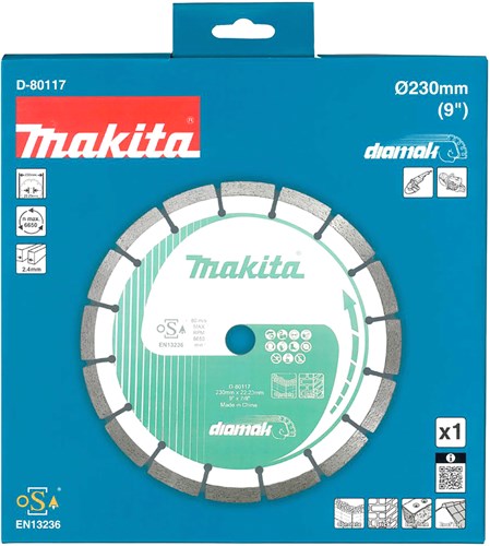 Load image into Gallery viewer, Makita accessoires makita d-80117 diamantschijf segment 230mm