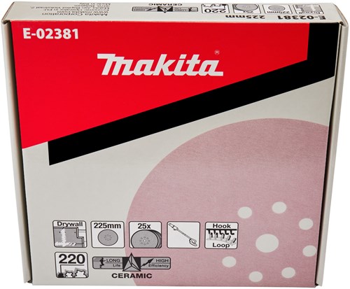 Load image into Gallery viewer, Makita accessoires e-02381 | schuurschijf | 225mm | k220 | velcro - e-02381