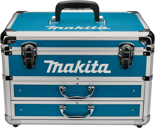Load image into Gallery viewer, Makita accessoires koffer aluminium blauw - 823340-7 823340-7