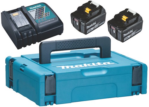 Load image into Gallery viewer, Makita accessoires power source-kit 197624-2, 2x bl1850b + dc18rc - 197624-2