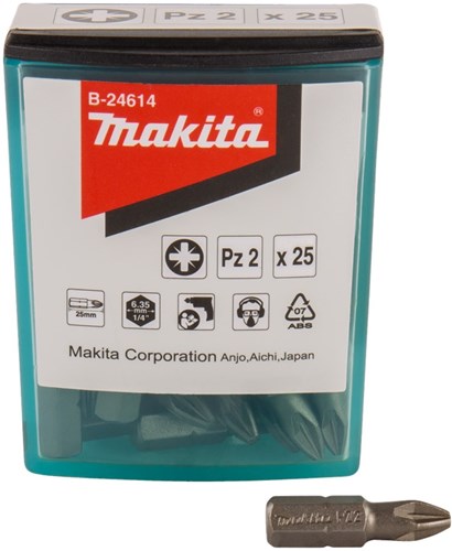 Load image into Gallery viewer, Makita accessoires schroefbit pz2x25mm 25 stuks - b-24614 - b-24614