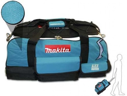 Afbeelding laden in galerijviewer, Makita accessoires stevige cordura + werktas met wielen voor o.a lxt en dlx - 831279-0 - 831279-0