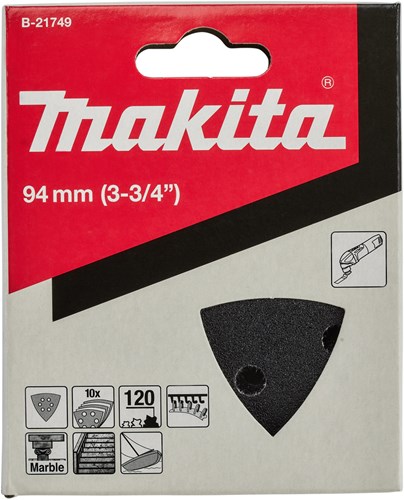 Load image into Gallery viewer, Makita accessoires schuurvel 3-k k120 black v. - b-21749