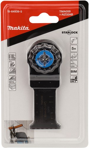 Load image into Gallery viewer, Makita accessoires bi-metalen invalzaagtma059 aiz32ab | 5 stuks - b-64939-5