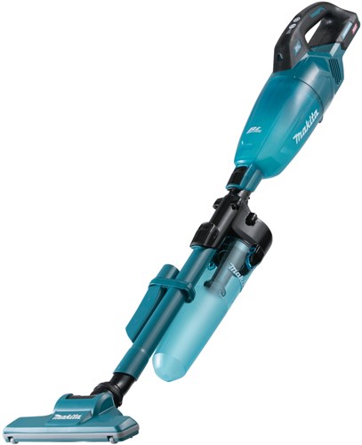 Load image into Gallery viewer, Makita cl001gz20 | steelstofzuiger | 40 v max | blauwe uitvoering met blauwe transparante capsule | met cycloon stofafscheider | body | zonder accu's en lader