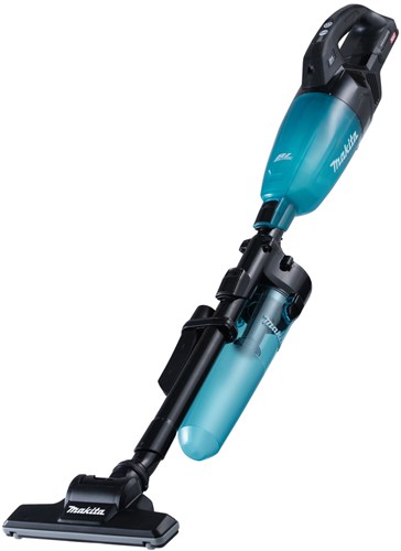 Load image into Gallery viewer, Makita cl001gz21 | steelstofzuiger | 40 v max | zwarte uitvoering met blauwe transparante capsule | met cycloon stofafscheider | body | zonder accu's en lader - cl001gz21