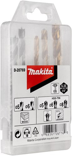 Load image into Gallery viewer, Makita accessoires d-20769 borenset zeskant 1 4 vorm e - d-20769