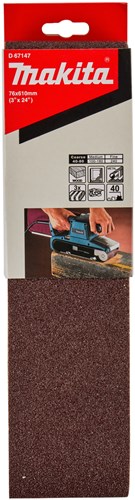 Load image into Gallery viewer, Makita accessoires d-67147 | schuurband | red k40 | 76x610 | 3 stuks d-67147