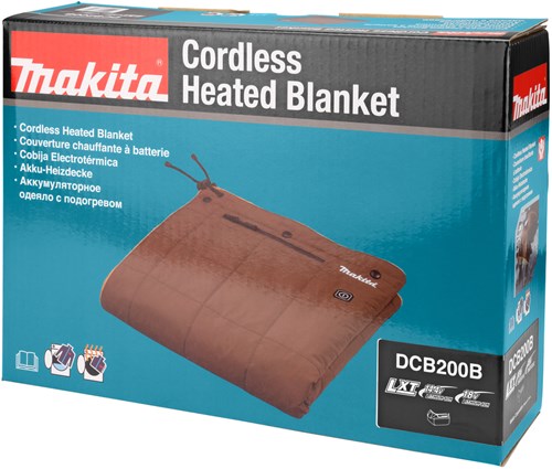Load image into Gallery viewer, Makita dcb200b verwarmde deken zonder accu's en lader, inclusief lxt adapter - dcb200b