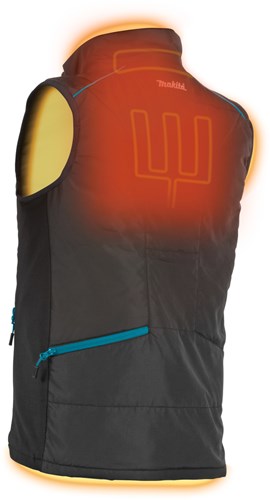 Load image into Gallery viewer, Makita dcv202z3xl verwarmd vest xxxl | zonder accu's en lader | inclusief jasadapter | in doos - dcv202z3xl