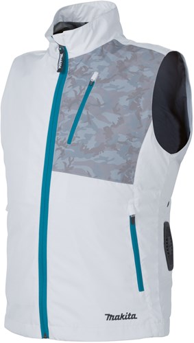 Load image into Gallery viewer, Makita dfv210zxl | geventileerd vest xl | zonder accu's, lader adapter