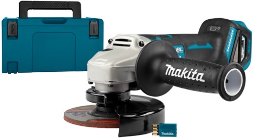 Load image into Gallery viewer, Makita dga518zju 18v haakse slijper 125mm met aws | zonder accu's en lader in m-box