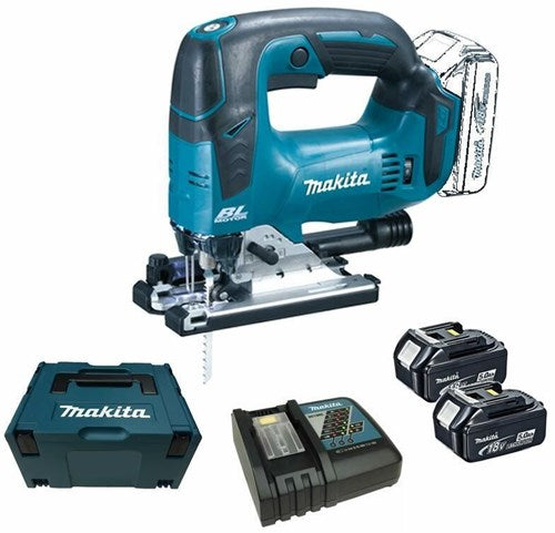 Load image into Gallery viewer, Makita djv182rtj accu decoupeerzaag d-greep | 18v 5.0ah - djv182rtj