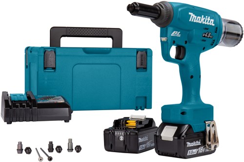 Load image into Gallery viewer, Makita drv150rtj | accu blindklinknageltang |18v | 5.0ah | li-ion | mbox