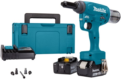 Load image into Gallery viewer, Makita drv250rtj | accu blindklinknageltang |18v | 5.0ah | li-ion | mbox