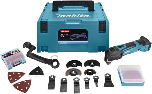 Load image into Gallery viewer, Makita dtm51zjx3 18v accu multitool met snelspansysteem | zonder accu's en lader - dtm51zjx3