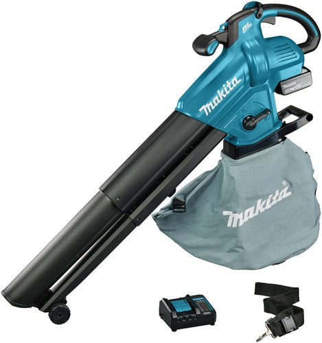 Load image into Gallery viewer, Makita dub187t001 | lxt 18 v bladblazer -zuiger | 5,0 ah (1 st) | lader (dc18wc) - dub187t001