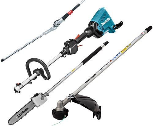 Load image into Gallery viewer, Makita dux60zx11 | 2x18 v combisysteem + bosmaaier-, heggenschaar- en kettingzaag opzetstuk | zonder accu's lader - dux60zx11
