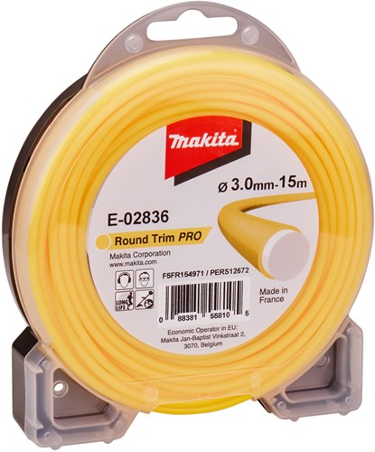 Load image into Gallery viewer, Makita accessoires maaidraad 3,0x15m rond - e-02836 e-02836