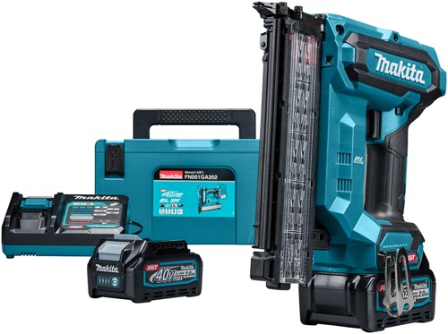 Load image into Gallery viewer, Makita fn001ga202 | brad tacker | 40v max | set | in m-box - fn001ga202