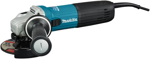 Load image into Gallery viewer, Makita ga5040c01 230v haakse slijper 125 mm in doos, met av-greep